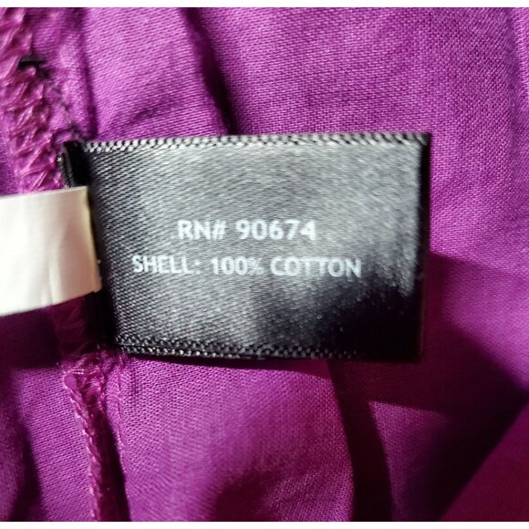 Boston Proper Womens Off Shoulder Dress Size Sm Purple Metallic Lace Bell Sleeve - Picture 14 of 16